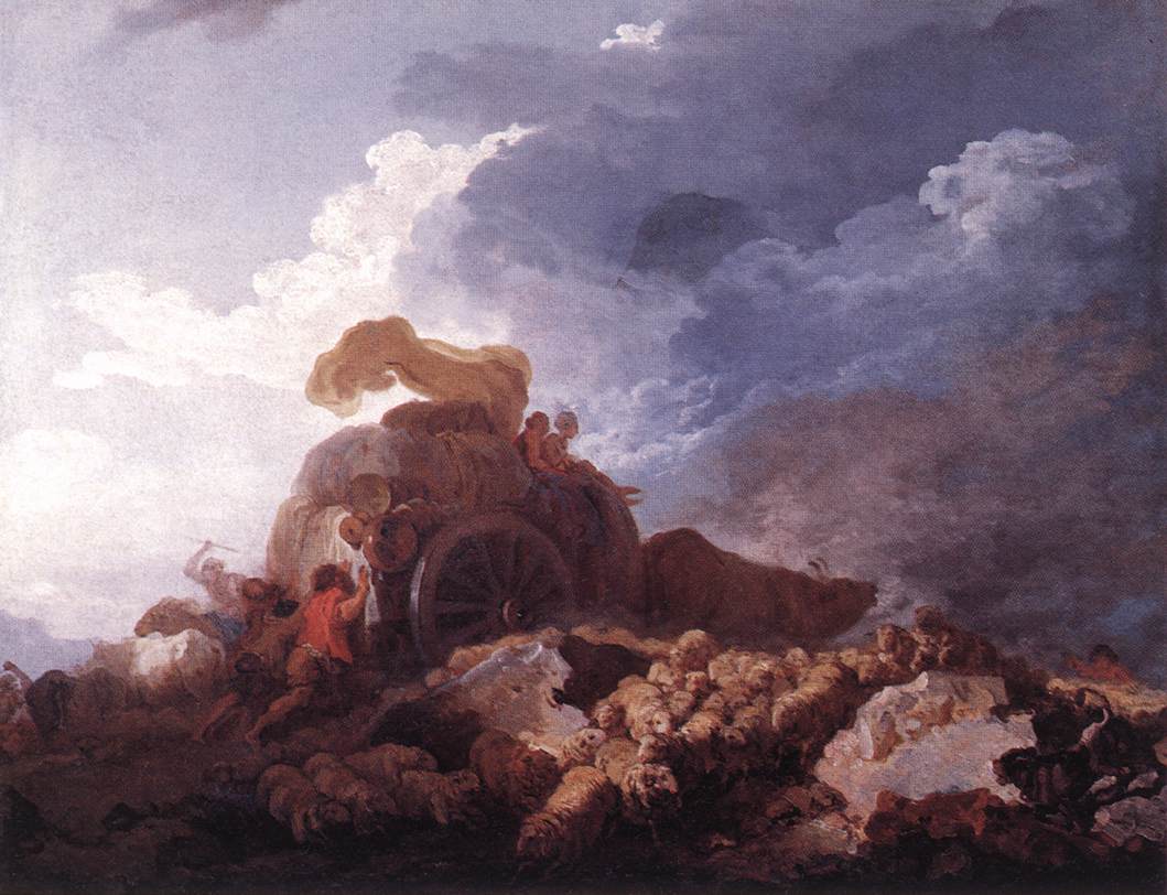 Jean Honore Fragonard The Storm